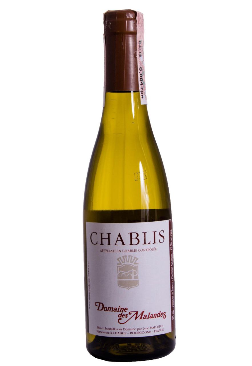 Вино Domaine des Malandes Chablis Біле Сухе 0.375 л 13,5%